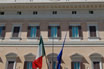 Facciata Palazzo Montecitorio A Roma