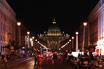 Via Della Conciliazione Di Sera A Roma